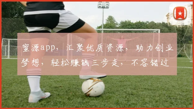 蜜源app，汇聚优质资源，助力创业梦想，轻松赚钱三步走，不容错过