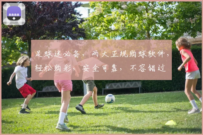 足球迷必备，两大正规购球软件，轻松购彩，安全可靠，不容错过